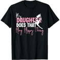thumbnail image 1 of Winter Color Guard Mom Dad My Daughter Does That Flag T-Shirt, 1 of 3