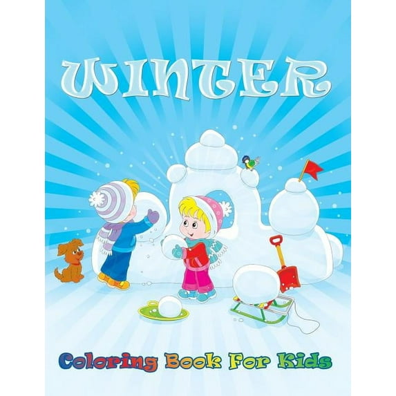 Winter Coloring Book For Kids (Paperback)