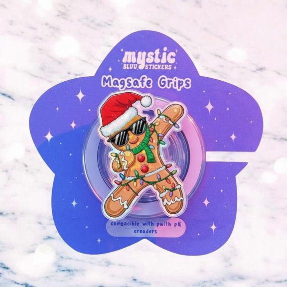 Winter Cookie MagSafe Grip Christmas Gingerbread with Lights