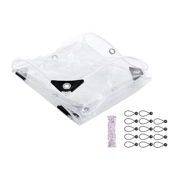 Winter Coops Insulation Cover PVC And Rope For Greenhouse Protections Clear Tarp