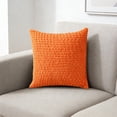 thumbnail image 1 of Winter Corduroy Pillow Covers Set of 2, Decorative Throw Pillowcases for Couch Sofa Living Room Bedroom,Soft Velvet Textured Square Pillow Shams with Hidden Zipper, Boho Farmhouse Home Decor Accents, 1 of 6