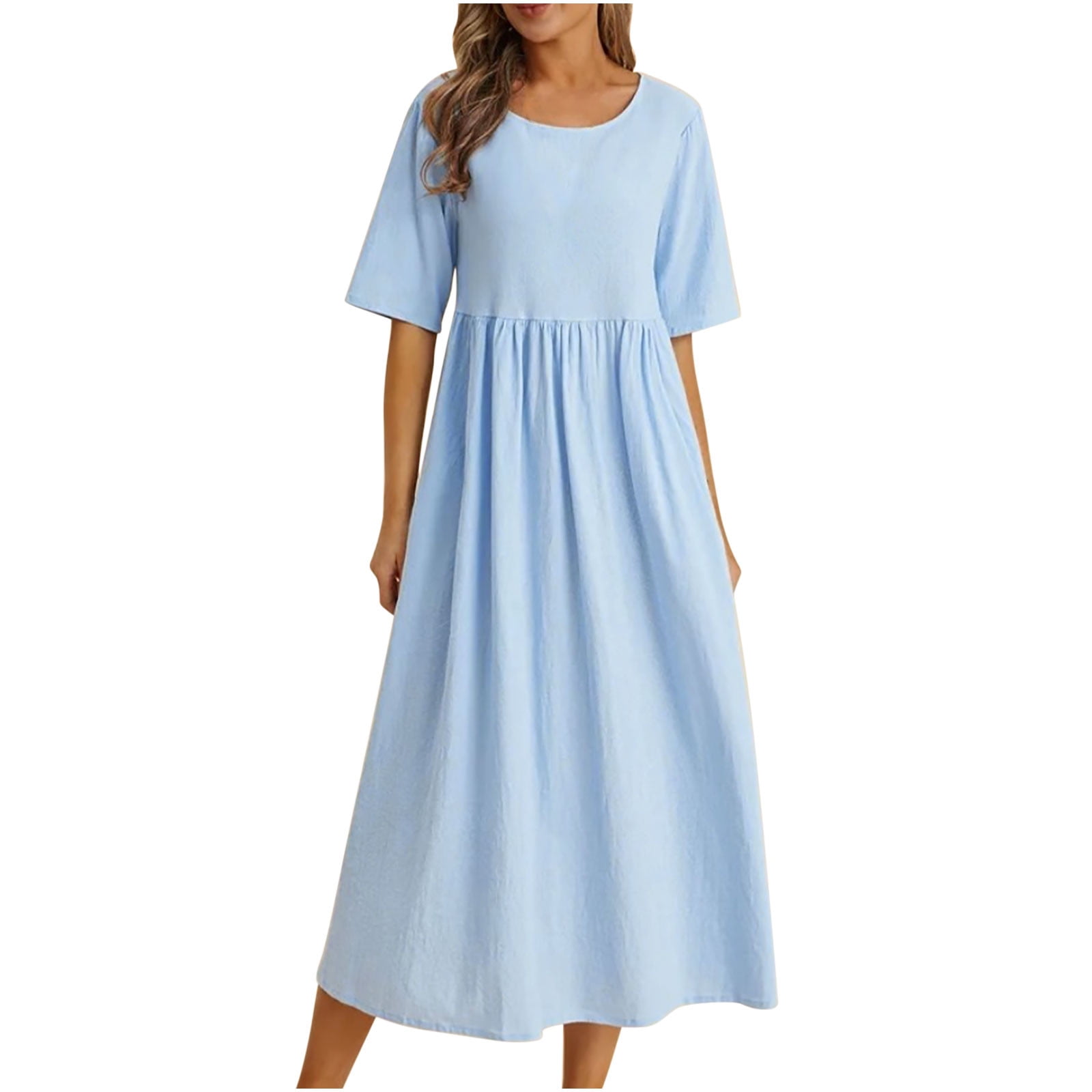 Winter linen dresses cheap