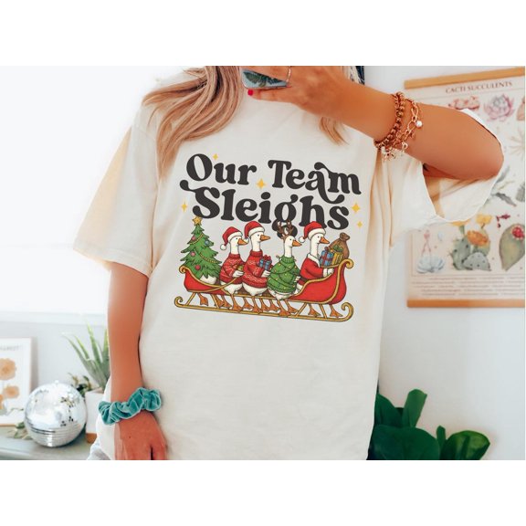 Winter Crew Team Group Office T-Shirt All Size S-3XL