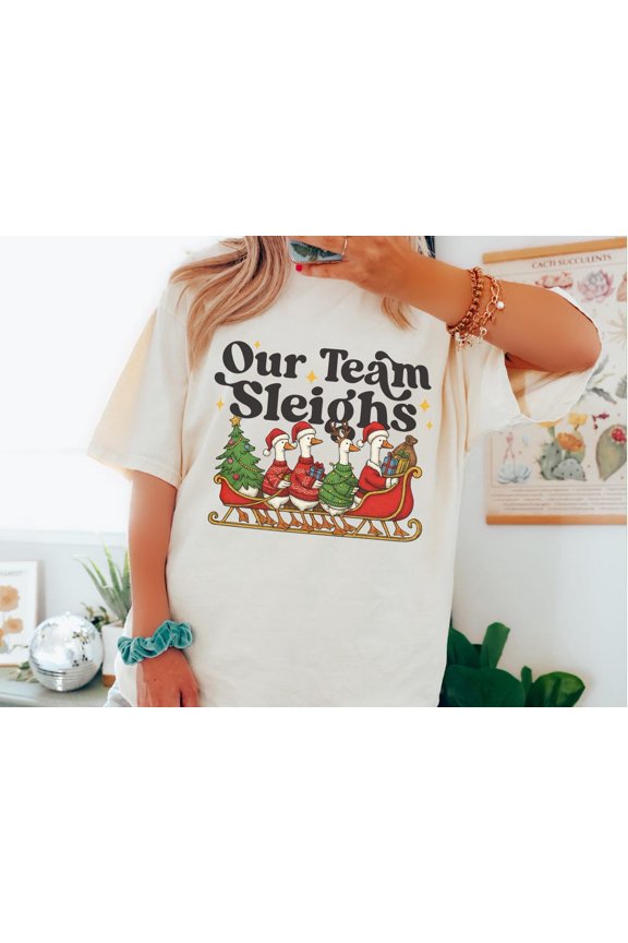 Winter Crew Team Group Office T-Shirt All Size S-3XL