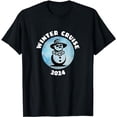 thumbnail image 1 of Winter Cruise 2024 - Tropical Snowman Cruise Vacation T-Shirt, 1 of 5