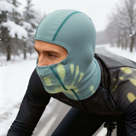 Winter Cycling Face And Neck Warmer Shield For Outdoor Ski And Ride Enjoyment In Cold Weather Gear For All Seasons, Green