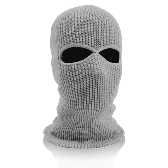 Winter Cycling Face Mask Windproof Balaclava Neck Warmer for Outdoor Sports Cold Weather Protection Gray
