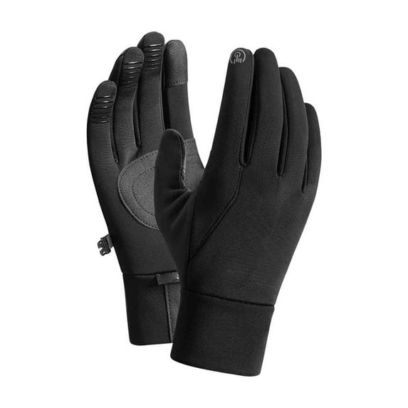 Winter Cycling Gloves for Men – Warm Outdoor Sports Gloves, Windproof Velvet Bike Gloves with Screen Touch Technology, Waterproof Cycling Gloves for Cold Weather
