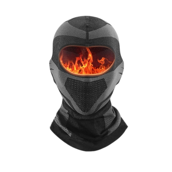 Winter Cycling Warm Neck Gaiter - Double - Layer Fleece Thickened Cold - Proof Face Mask With Ear Protection For Men, Women, Outdoor Sports, Commuting, Snow Activities