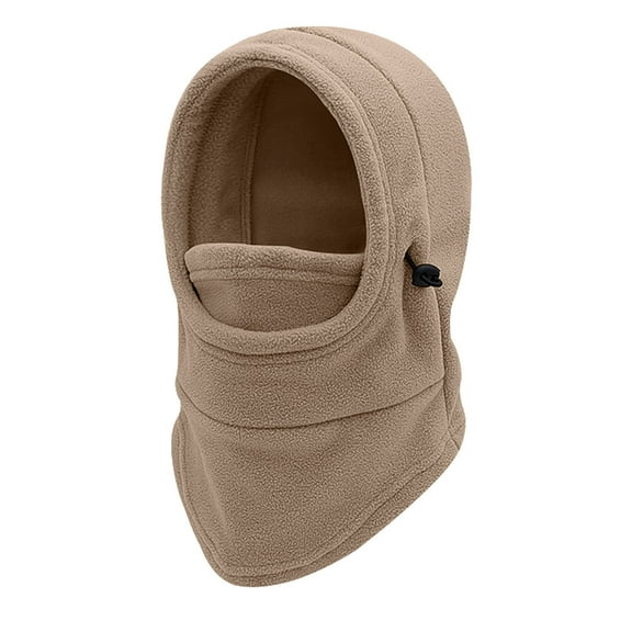 Joau Fleece Hat Scarf Mask Set for Men Women Winter Warm Face Masks Adjustable Outdoor Windproof Thermal Ski Hat Neck Warmer for Cold Weather