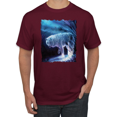 thumbnail image 1 of Winter Dire Snow Wolf Animal Lover Graphic T-Shirt, 1 of 1