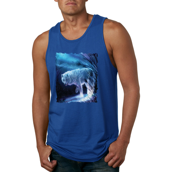 Winter Dire Snow Wolf Animal Lover Graphic Tank Top