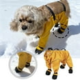 thumbnail image 1 of Winter Dog Boots with Adjustable Suspender Pants for Outdoor Use - Protective Leg Warmers and Rain Shield for, 1 of 7
