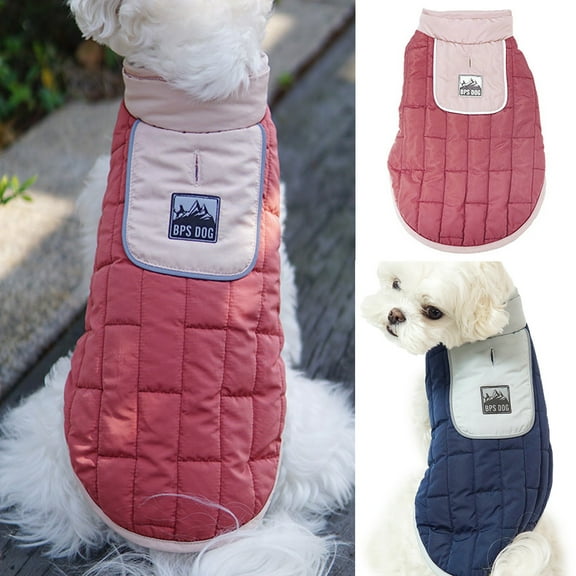 Winter Dog Coat - Warm Dog Jacket - Water Resistant Windproof - Insulated Dog Jacket for Small, Medium & Large Dogs - Comfortable Dog Puffer Vest