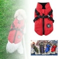 thumbnail image 1 of Winter Dog Coat with Harness Built-in Waterproof Jacket for Small Medium Large Dogs, Reflective Cold Weather Coat with Zipper and Warm Lining, 1 of 6