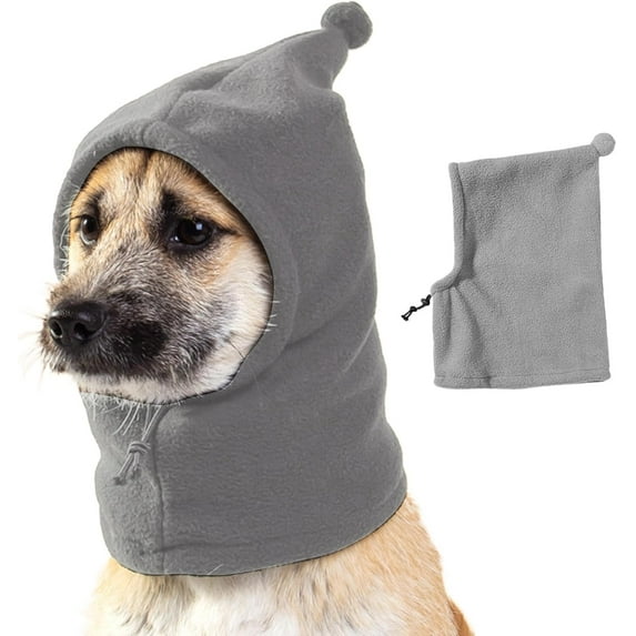 Winter Dog Head Wrap - Thick and Warm Noise Protection Ear Muffs for Large Dogs | Cozy Dog Hat for Hiking & Camping | Funny Ear Cover for Cold Weather