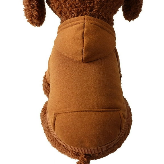 Winter Dog Hoodie Sweatshirts with Pockets Warm Dog Clothes for Small Dogs Chihuahua Coat Clothing Puppy Cat Custume