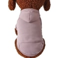 thumbnail image 1 of Winter Dog Hoodie Sweatshirts with Pockets Warm Dog Clothes for Small Dogs Chihuahua Coat Clothing Puppy Cat Custume, 1 of 5