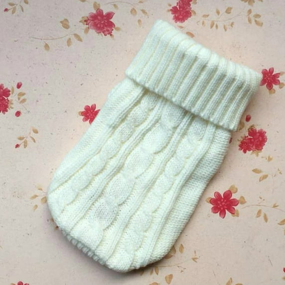 Winter Dog Sweaters for Small Medium Dogs, Warm Turtleneck Pullover Puppy Clothes, Cozy Knit Pet Sweater for Small Dogs Cats Boy Girl Pets, S