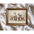 thumbnail image 1 of Winter Dogs And Cats Vintage Wall Art Print, Pet Home Decor #3780, 16x24 UNFRAMED, 1 of 3
