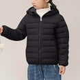 thumbnail image 1 of Winter Down Coats for Kids Boys Girls Lightweight Hooded Puffer Padded Jackets Waterproof Windproof Quilted Thermal Insulation Outerwear, 1 of 6