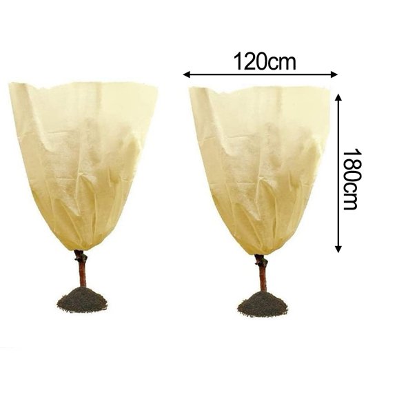 Winter Drawstring Plant Covers- Warm Plant Protection Cover Bags,Protecting Tree