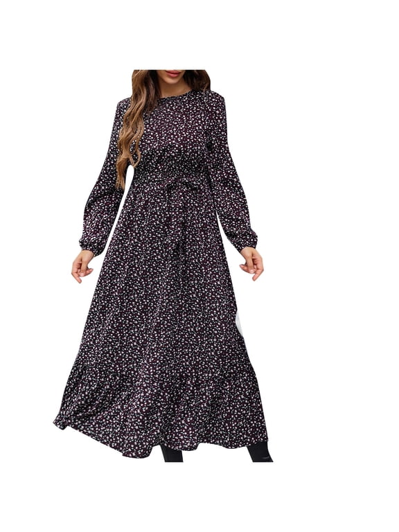 Winter Dresses ,Christmas Party Dresses for Women Fall Dresses for Plus Size Women Petite Maxi Dresses for Women Petite Length Womens Sundresses Dresses for Women Over 50,Red L