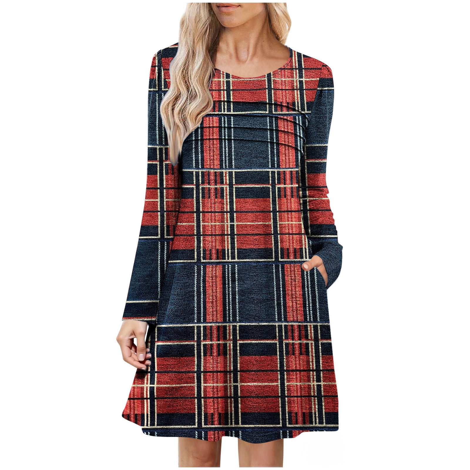 navy blue dress for baby girl Amy's Creative Pursuits: A Plaid Dress For Winter main image 0
