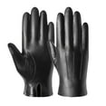 thumbnail image 1 of Men's Winter Driving Gloves with Touchscreen Compatibility and Insulating Wool for Comfort, 1 of 5