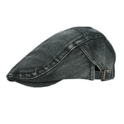 Winter Ear Men Women Cowboy Hat Simple Peaked Cap Washed Breathable Forward Cap Cold Weather Gear