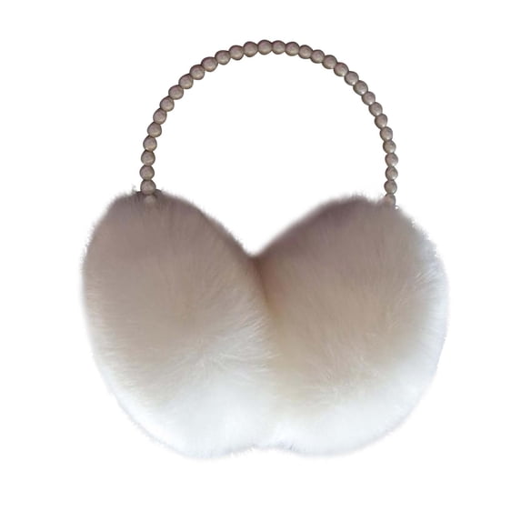 Winter Ear Muffs,Ladies Warm Cute Plush Imitation Ear Warmers,Cold Weather Earmuffs for Women Girls(Size:One Size)