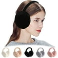 Winter Ear Muffs for Women, Cold Protection, Fleece Lining, Ski Plush