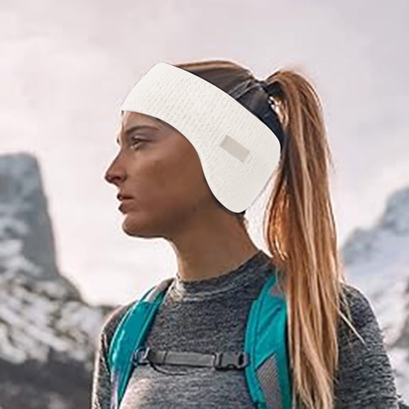 Winter Ear Warmer Headband, Thermal Ear Muffs for Cold Weather, Windproof Ear Covers for Outdoor Activities, Knit Ear Protection Headband, Soft Warm Ear Band for Sports