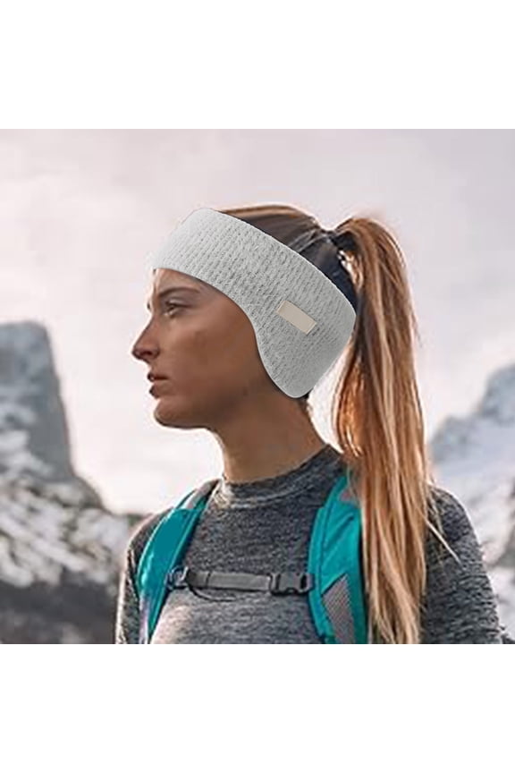 Winter Ear Warmer Headband, Thermal Ear Muffs for Cold Weather, Windproof Ear Covers for Outdoor Activities, Knit Ear Protection Headband, Soft Warm Ear Band for Sports