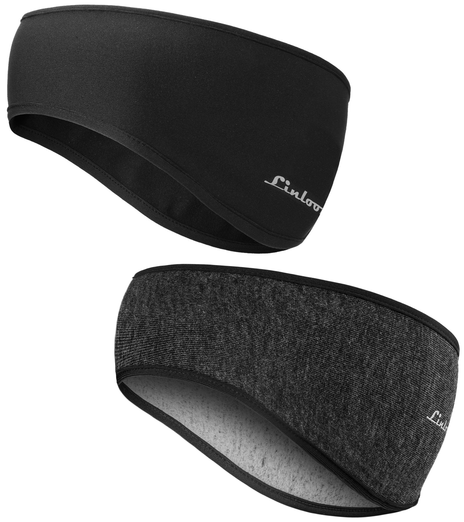 Winter Ear Warmer Headband for Women and Men-Fleece Stretchy 
