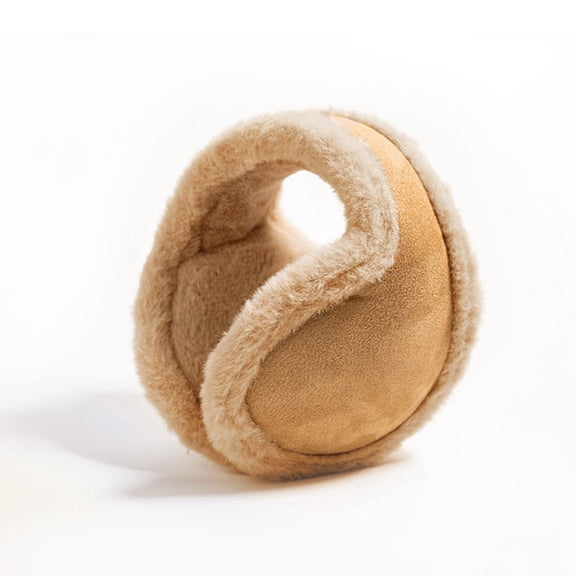 Winter Earmuffs Under $5! Kadlawus Winter Earmuffs for Women Men, Fuzzy Edges Windproof Cold Proof Foldable Ear Warmers, Outdoor Cycling Running Ear Protection, Thermal Earmuffs