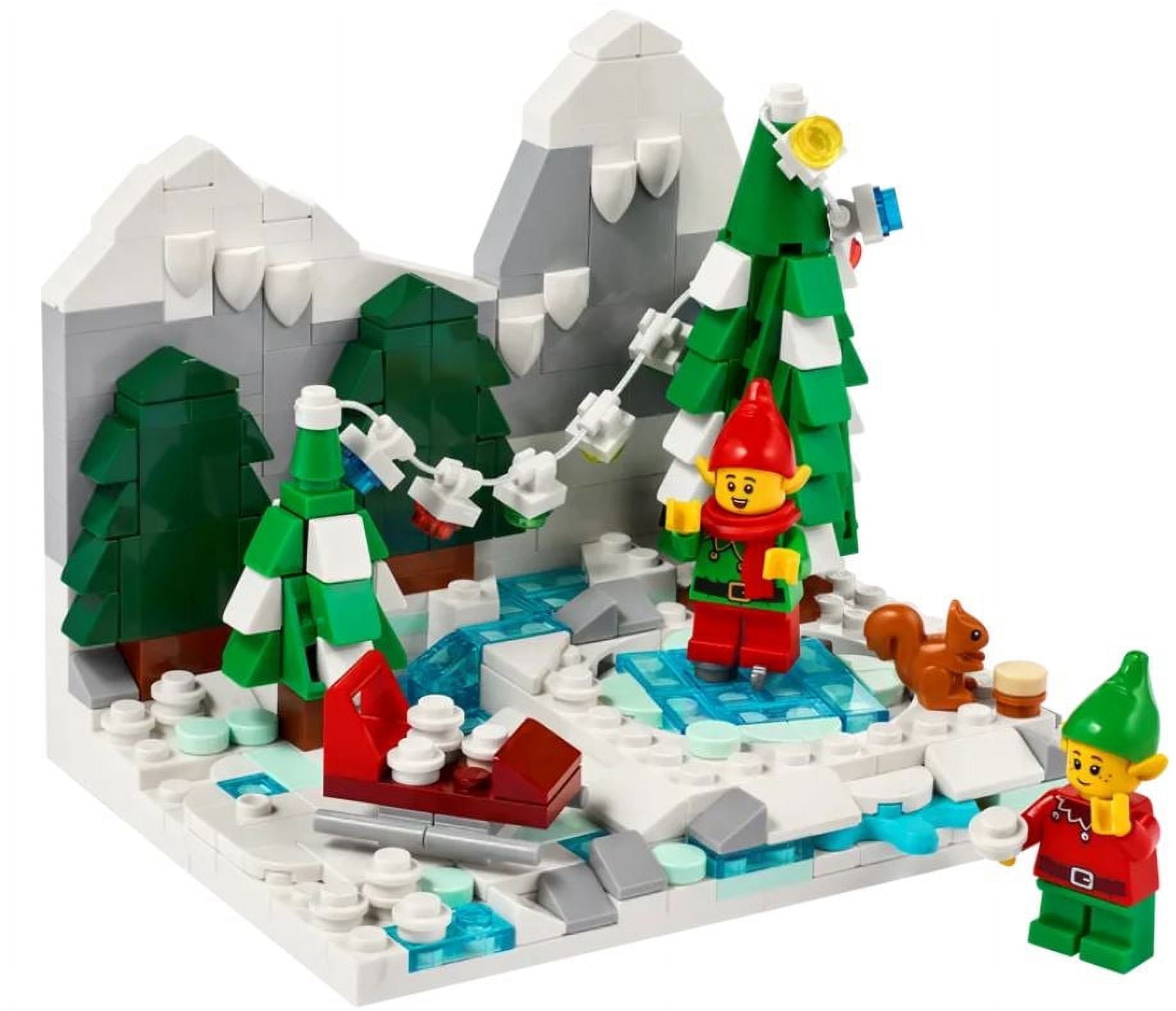 LEGO Winter Elves Scene 372 Piece Building Kit LEGO 40564 Ages 9