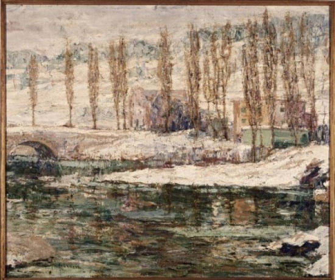 Winter Ernest Lawson (1873-1939 American) Oil on canvas Canvas Art - Ernest Lawson (18 x 24)