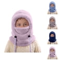 thumbnail image 1 of Winter Essentials winter hats for kids knit beanie and gloves set cold weather headwear and hand warmth for chilly outdoor play and snow fun, 1 of 5
