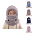 thumbnail image 1 of Winter Essentials winter hats for kids knit beanie and gloves set cold weather headwear and hand warmth for chilly outdoor play and snow fun, 1 of 5