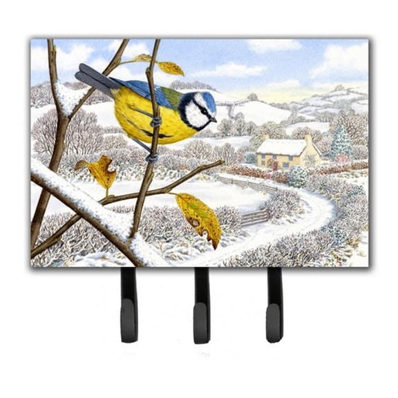 Winter Eurasian Blue Tit Leash or Key Holder