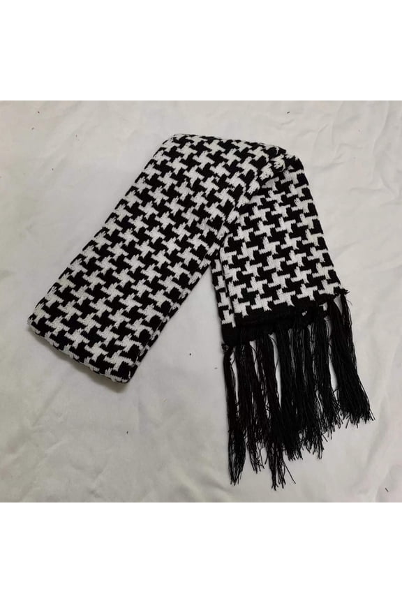 Thickened Warm Casual Skull Scarf Knitted Jacquard Ghost Head Neck Warmer