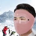 thumbnail image 1 of Winter Face Gaiter Warmer for Men&Women,Windproof Face Cover Fleece Face Mask Scarf For Men And Women Outdoor Cycling(Pink), 1 of 6