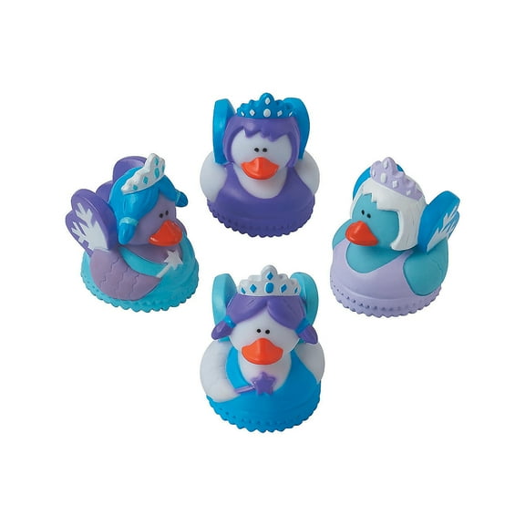Winter Fairy Ducks - Party Favors - 12 Pieces