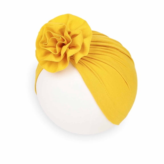 Winter Fall Baby Boys Girls Twist Flowers Windproof Warmth Ear Protection Children Hat for 0-24 Monts Infant