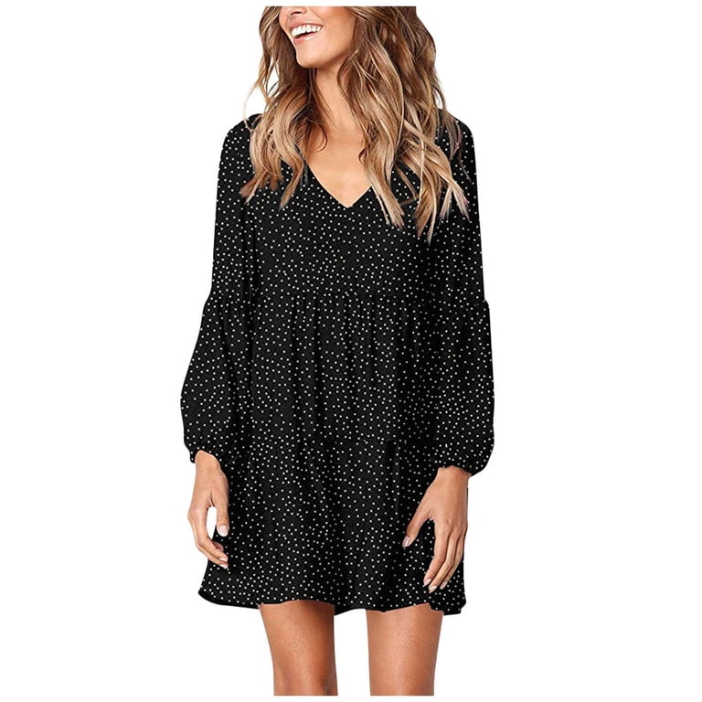 fall mini dresses Elanira Dress Bust 26 Women's Fall Mini Dress Long