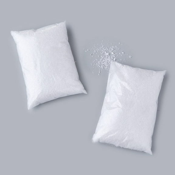 Winter Farmhouse Holiday Decor - Set of 2 Artificial Snow