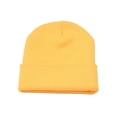 thumbnail image 1 of Winter Fashion Cuffed Beanie - Yellow, 1 of 1