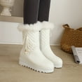 thumbnail image 1 of Winter Fashion Plus Size Warm Snow Boots for Women Warm Thick-soled Inner Height-increasing Cotton Snow, 1 of 1