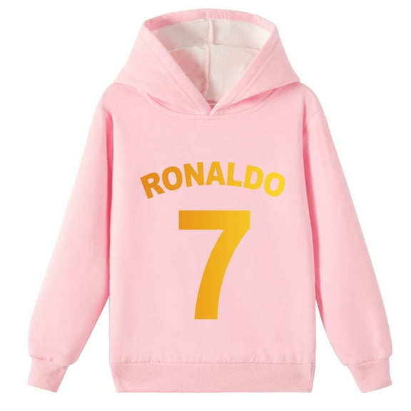 Winter Fashion Statement: Boys and Girls Cristiano Ronaldo Brushed Pullover Hoodies